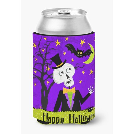 Carolines Treasures Happy Halloween Skeleton Can or Bottle Hugger VHA3014CC
